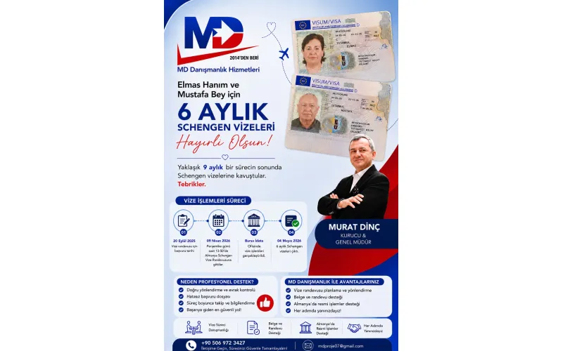 Almanya da Diploma Denklik ve Vize İşlemleri - MD Danışmanlık Hizmetleri Antalya