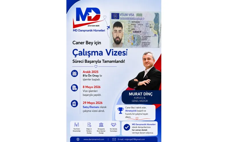 Almanya da Diploma Denklik ve Vize İşlemleri - MD Danışmanlık Hizmetleri Antalya