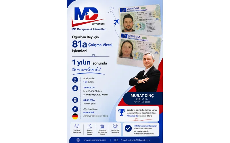 Almanya da Diploma Denklik ve Vize İşlemleri - MD Danışmanlık Hizmetleri Antalya