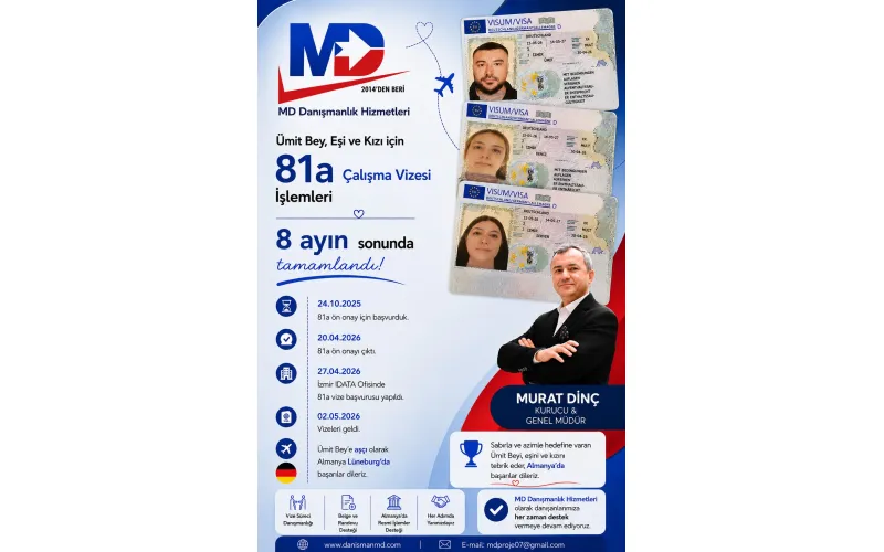 Almanya da Diploma Denklik ve Vize İşlemleri - MD Danışmanlık Hizmetleri Antalya